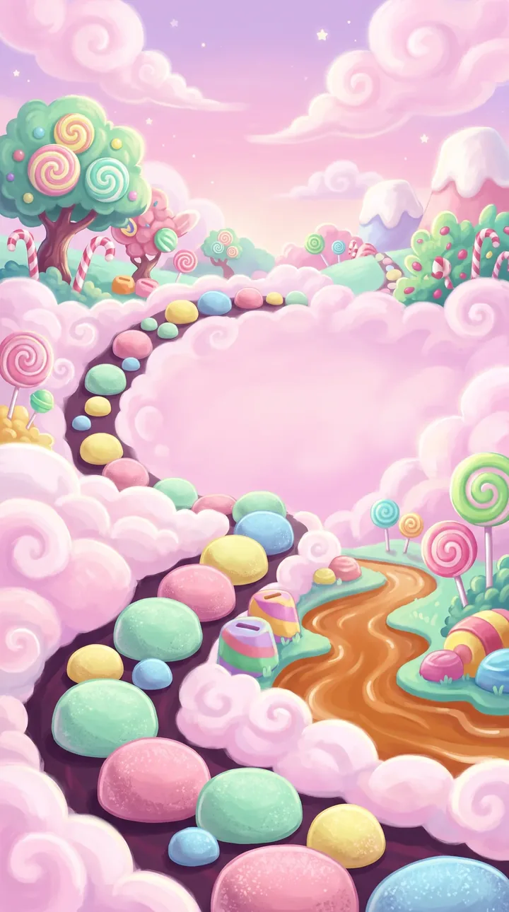 The Candy Clouds: pink clouds and sweets